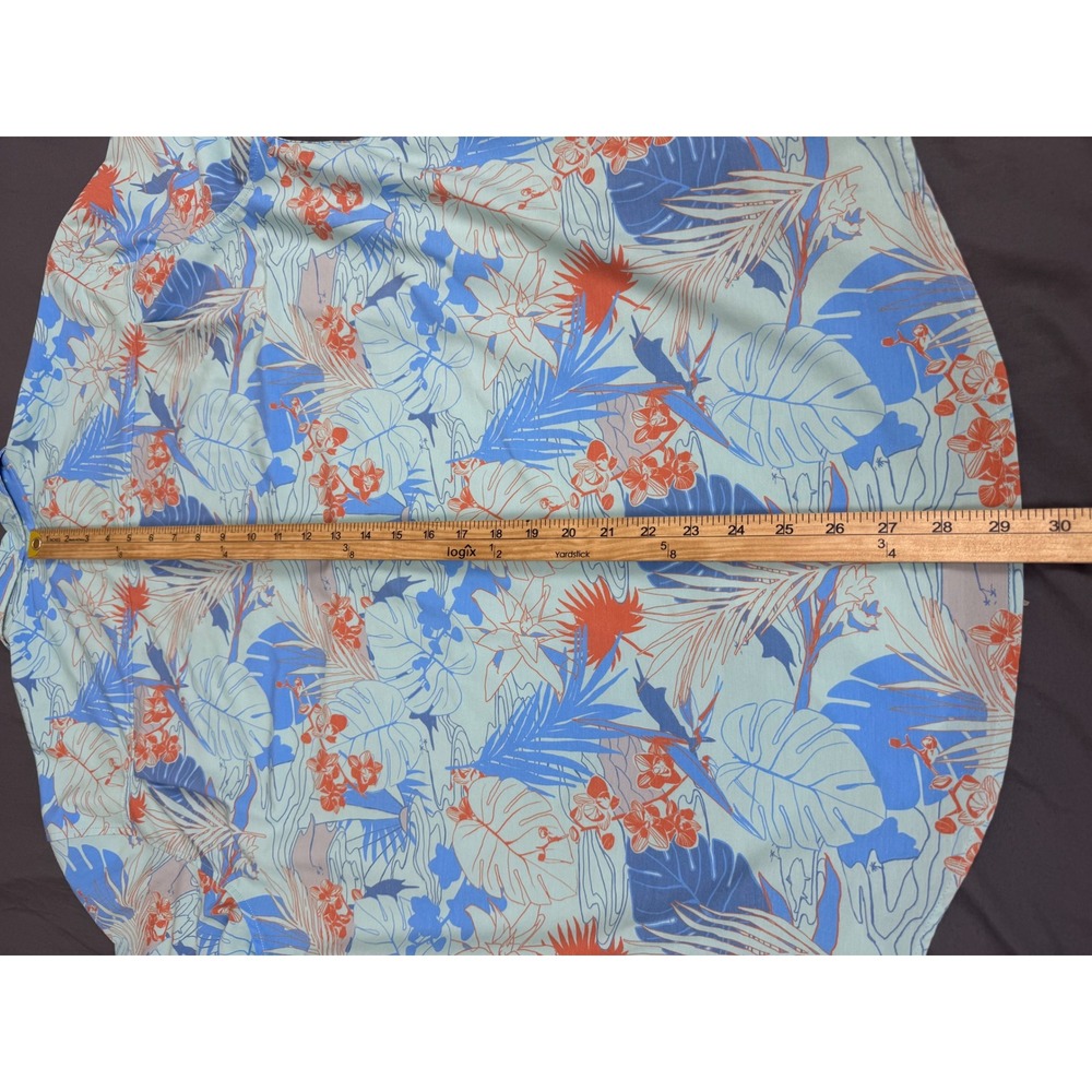 Lot of 2 Huk Fishing Shirts Mens Large Short Sleeve Button Down Floral Tropical - Picture 5 of 16